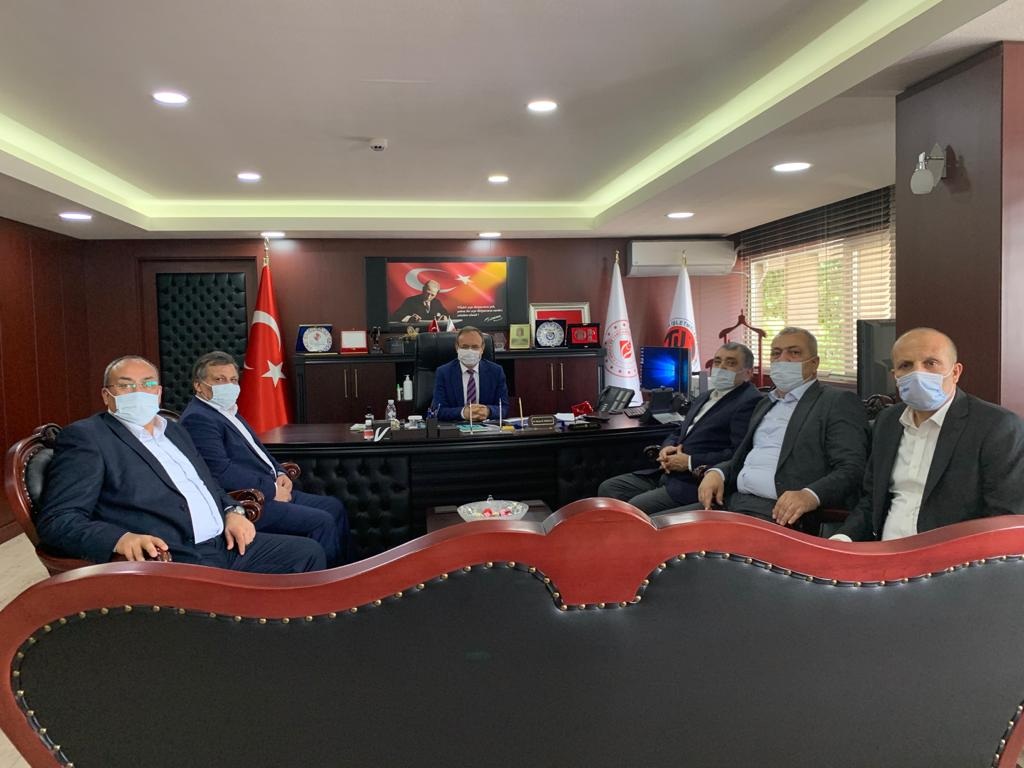 Sendikamız Yönetim Kurulu TKİ Genel Müdürü Erdoğan'ı Ziyaret Etti
