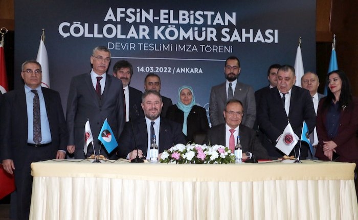 Afşin – Elbistan Çöllolar Kömür Sahasının TKİ'ye Devri Gerçekleşti