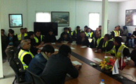 ANAGOLD ALTIN MADENİ İŞÇİLERİNE SEMİNER