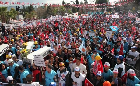 ANKARA'DA 'KÖLELİK DÜZENİNE SON' MİTİNGİ
