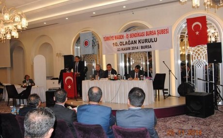 BURSA ŞUBESİ GENEL KURULU YAPILDI