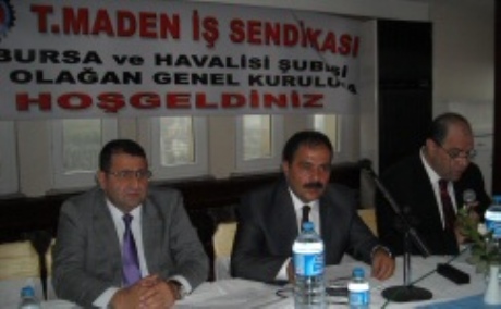 BURSA ŞUBESİNİN GENEL KURULU YAPILDI