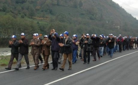 ÇAYELİ BAKIR İŞLETMESİ?NDE GREV