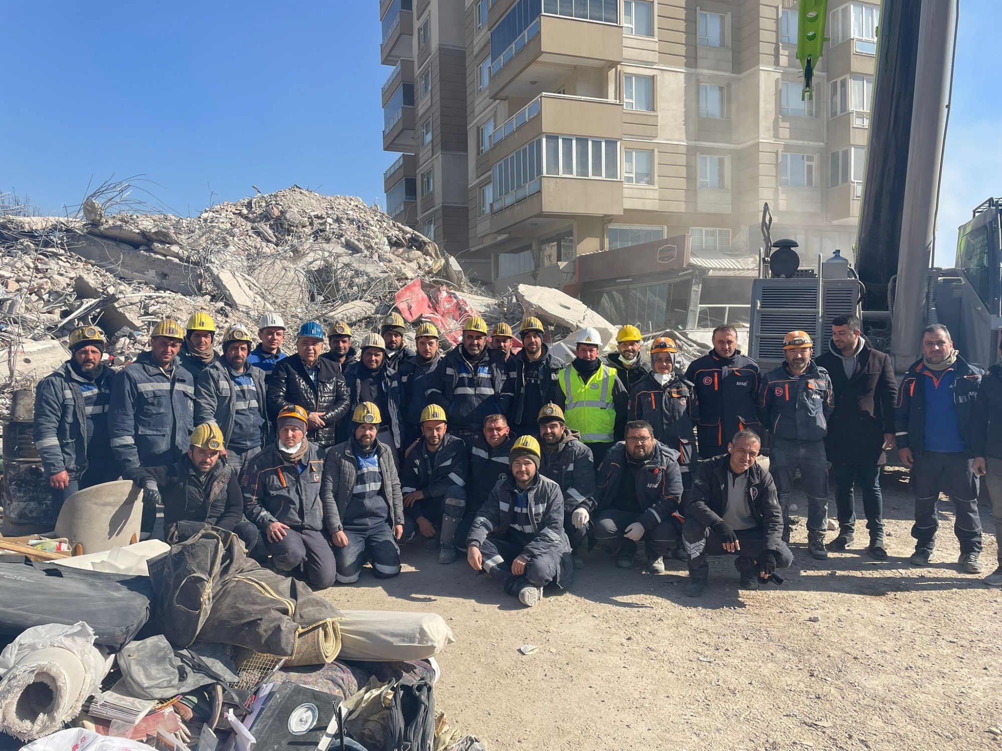 Depremin Dokuzuncu Gününde Çalışmalar Ara Verilmeksizin  Devam Ediyor