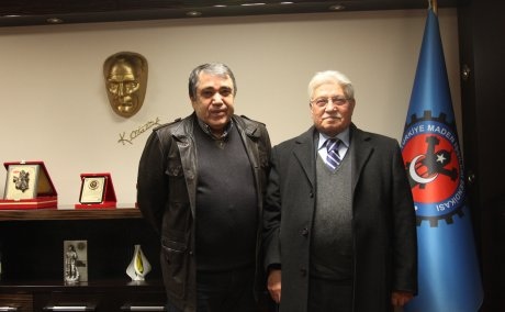 EMEKLİ BÜROKRAT DURMUŞ ALİ EKBER SENDİKAMIZI ZİYARET ETTİ.