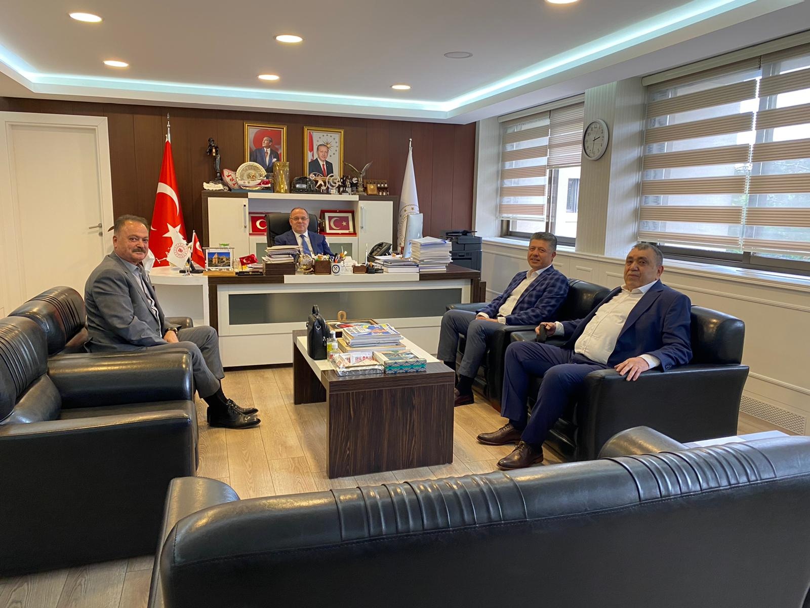 Genel Başkanımız Akçul Enerji ve Tabii Kaynaklar Bakan Yardımcısı Şeref Kalaycı'yı  Ziyaret  Etti