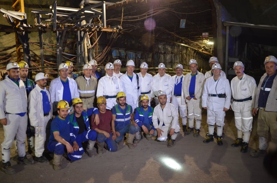 Genel Başkanımız Akçul Üyelerimizle Yeraltında İftar Yaptı