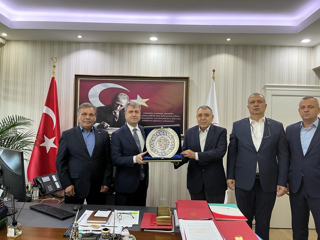 Genel Başkanımız Nurettin Akçul    Çalışma Genel Müdürü Mehmet Baş'ı Ziyaret Etti