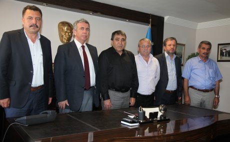 MANSUR YAVAŞ SENDİKAMIZI ZİYARET ETTİ