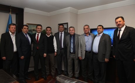 MMO BAŞKANI AYHAN YÜKSEL SENDİKAMIZI ZİYARET ETTİ.