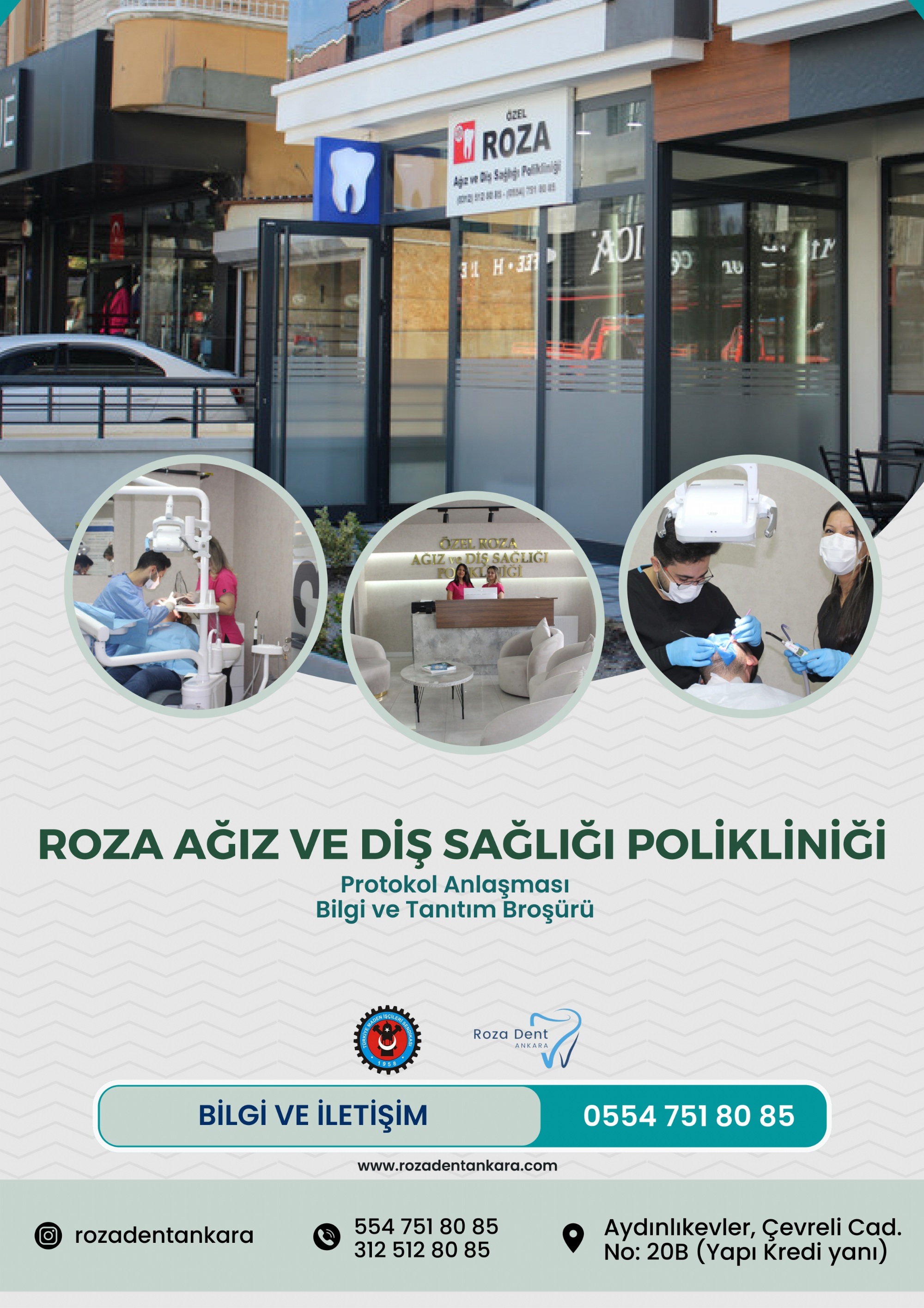 Roza Ağız ve Diş Sağlığı Polikliniği ile Sendikamız Arasında Protokol İmzalandı