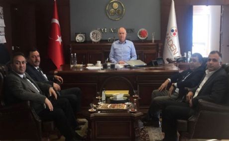 Sendika Yöneticilerimiz ETİ Maden Genel Müdürü Bostancı'yı Ziyaret Etti