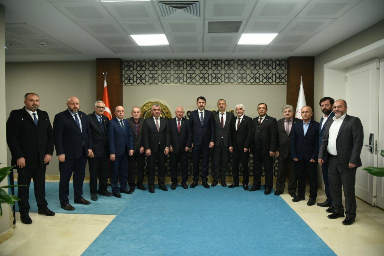 Sendikamız Genel Mali Sekreteri Zekeriya Aydın  Bakan Kurum'la Görüştü