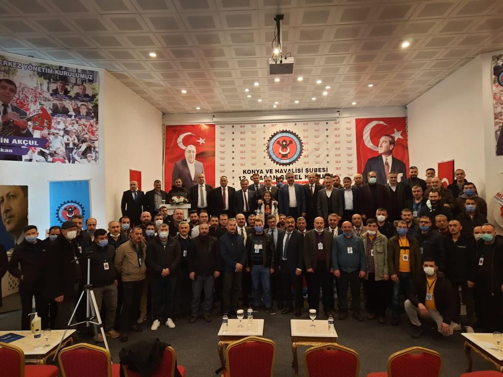 Sendikamız Konya Şubesinin 12. Olağan Genel Kurulu Gerçekleşti