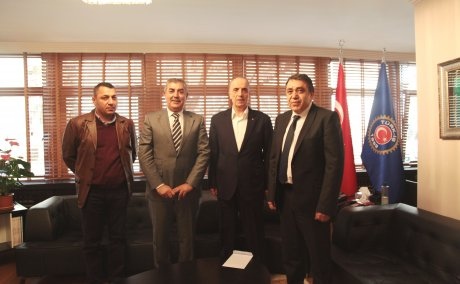 SENDİKAMIZ VE BAŞKENT ANKARA MECLİSİ TÜRK-İŞ'İ ZİYARET ETTİ.