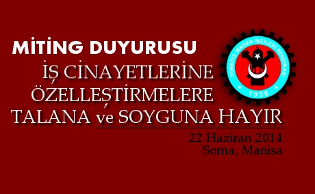 SOMA'DA KİTLESEL EYLEM HAZIRLIĞI