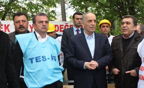 YATAĞAN DİRENİŞİNE ERGÜN ATALAY'DAN DESTEK ZİYARETİ