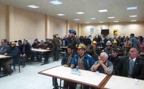 YENİ ÇELTEK KÖMÜR İŞLETMESİ'NDE İŞ BARIŞI